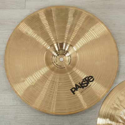 Used Paiste Sound Formula Hi Hat Cymbals 13 - Inch image 3