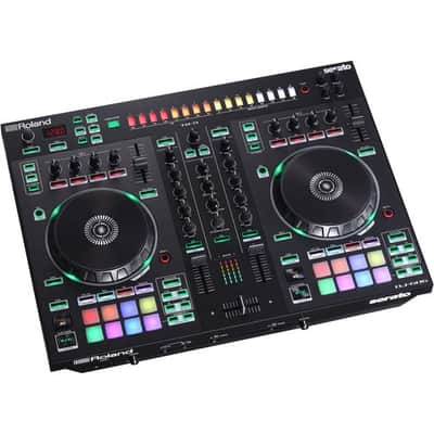 Roland DJ-505 2-Channel, 4-Deck DJ Controller for Serato DJ (B-Stock) image 1