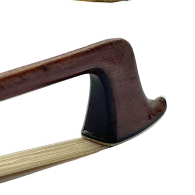 Vintage 4/4 French Violin Bow Stamped "Marcel Lapierre" – 55 g., 74.5 cm. – Pernambuco Stick, Ebony Frog - Free WW Shipping - Youtube Videos image 8