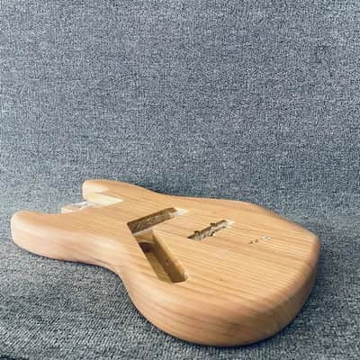 Ash Wood Left Handed 4 String Jazz Bass Style Body image 5