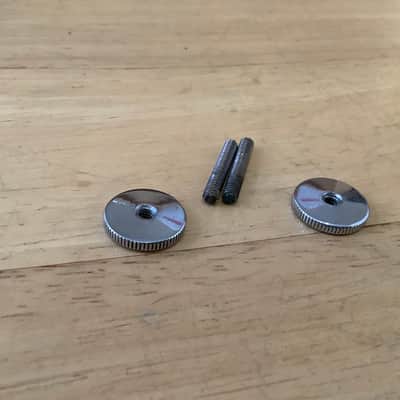 Gibson Stop tailpiece 1970’s - Chrome+ abr-1 bridge pins and domed thumb wheels image 9