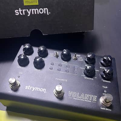 🌚 Strymon Midnight Edition Volante Magnetic Echo Machine 2022 - Midnight Edition Dark Gray image 8