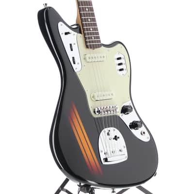 Fender Certified Pre-Owned Made in Japan Traditional 2025 Collection, 60s Jaguar, Rosewood Fingerboard, Competition Black / 3-Color Sunburst (S6) (04327) image 3