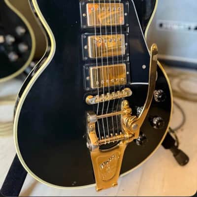 Gibson Custom Shop Historic Collection 3-Pickup '57 Les Paul Custom Black Beauty Reissue with Bigsby 1993 - 2002 - Ebony image 2