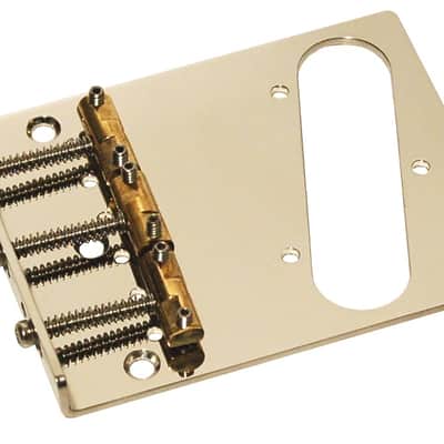 Hipshot SS Telecaster Bridge 3 Hole with compensated barrel saddles