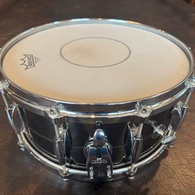 Gretsch G4164SS USA Custom Solid Steel 6.5x14" 10-Lug Snare Drum - Black Nickel-Plated image 2