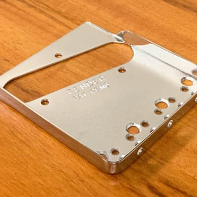 Fender Vintage Telecaster Bridge Plate w/Notched Flange to fit American Standard image 2