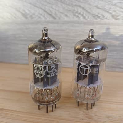 NOS MATSUSHITA ecc83 12AX7  60's matched pair Made in Japan first quality preamp execellent  Mullard subsitute Bild 2
