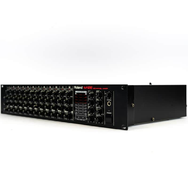 Roland M-12E M12E M 12 E - 12-Channel Line Mixer Rackmount | Reverb