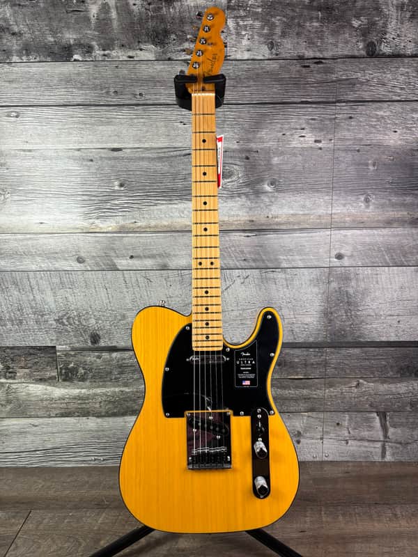 Fender American Ultra Maple Neck, w/hardshell case, Butterscotch Blonde image 1