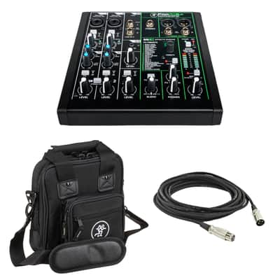 Mackie ProFX6v3 6-channel Mixer with USB and Effects with Mixer Bag & XLR Cable image 1