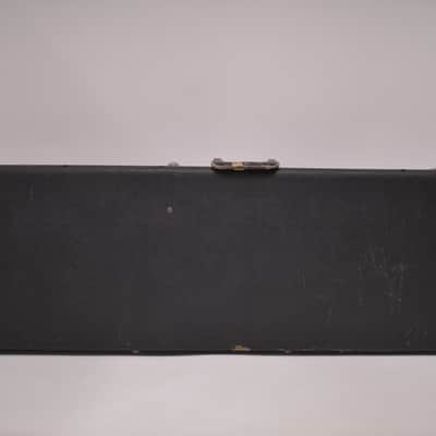 1972-1973 Black Fender Jazz Bass Precision Bass Hardshell CASE Super CLEAN Red Interior Cheney England 1970's 1974 1975 image 2