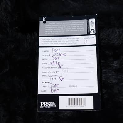 2018 Paul Reed Smith PRS DGT Signature 10 Top *Custom Color* Fire Red image 8