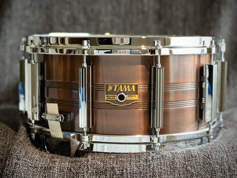 80's MIJ Tama Seamless copper snare 14"x6.5" image 1