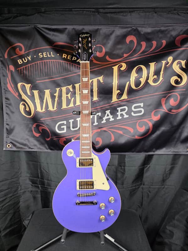 Epiphone Les Paul Standard '60s 2024 - Purple Sparkle *Repaired* image 1
