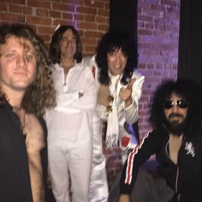 Quiet Riot, Frankie Banali's  2012 Kennedy Center Ludwig "Bonham" Amber  Vistalite Kit 14/16/18/26 image 14