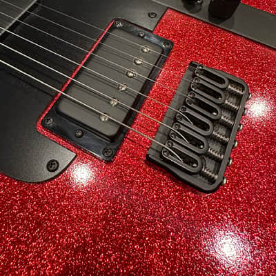 LsL Instruments T Bone 24 Fret - Brilliant Fire Sparkle - Matching Headstock image 4