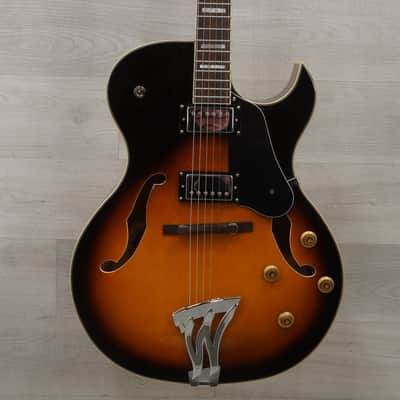 Used Washburn J3TSK Semi-Hollow Electric Guitar Sunburst image 1