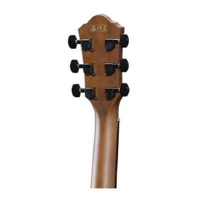 Ibanez AEWC32FM Series 6-String Acoustic-Electric Guitar (Amber Sunset Fade High Gloss) with Tuner, Guitar Stand, Guitar Strings, Guitar Learning Book, String Winder and Guitar Picks Bundle image 9