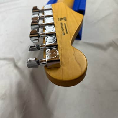 Fender Limited Edition American Professional II Stratocaster Thinline Semi-Hollow Body Electric Guitar - Transparent Daphne Blue image 23