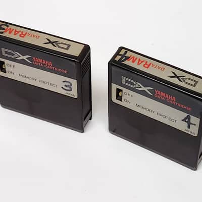 Yamaha DX7 Data RAM Cartridges pair X2