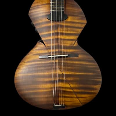 Ergon Acores-CCP 2022 Natural Figured Maple Top, Hollow Body, 4lbs 8.5oz (Authorized Dealer) image 3