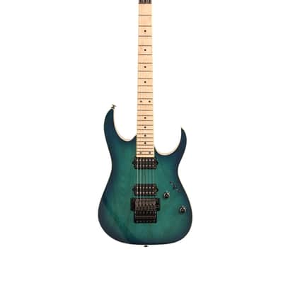 Ibanez Prestige RG652AHM Electric Guitar with Case Nebula Green Burst image 2