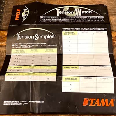 Tama TW100 Tension Watch - W/ Manual & Original Plastic Packaging - Very Good Condition image 7