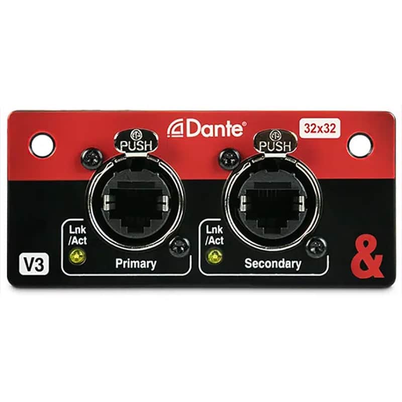 Allen & Heath M-SQ-SDANTE32-A 32x32 Dante Audio Networking Card image 1