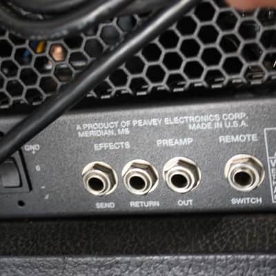 Peavey 5150 Script Logo Head - Black  (1995) image 11