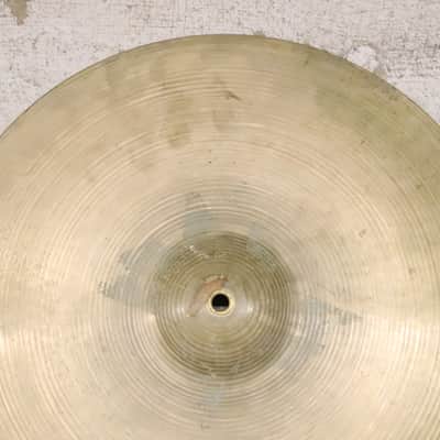 Zildjian 16" A. Avedis Hi Hat Cymbal Set Vintage 1960's 1,623 & 1,709g's image 2