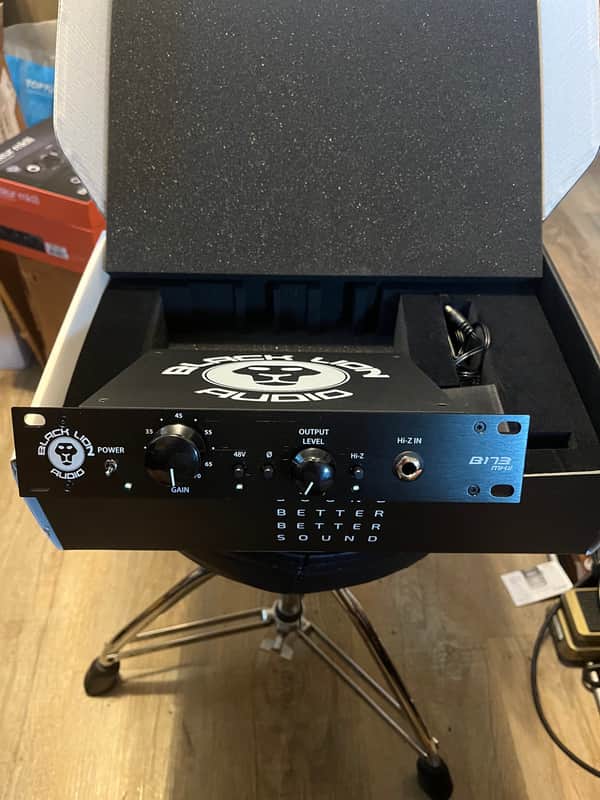 Black Lion Audio B173 MKII Microphone Preamp 2020 - Black image 1