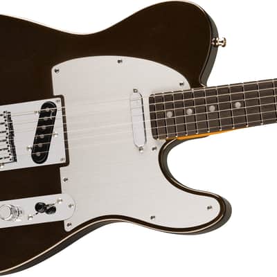 Fender American Ultra II Telecaster Ebony FB Texas Tea with Case imagen 4
