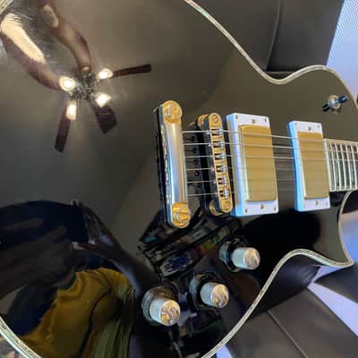 ESP LTD EC-1000 Eclipse electric guitar black EMG 89XR 89X 18v battery PLEK’ed EVO-gold frets Sperze image 2
