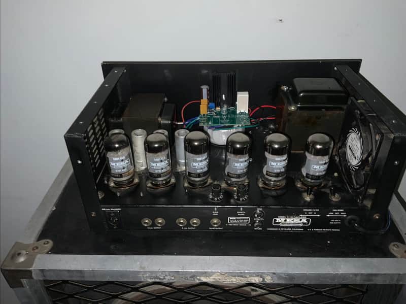 Mesa Boogie D-180 1980 and dual 15” cabinet image 1