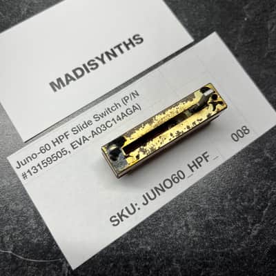 ORIGINAL Roland Juno-60 Replacement HPF Slider Switch (13159505) for Juno-60