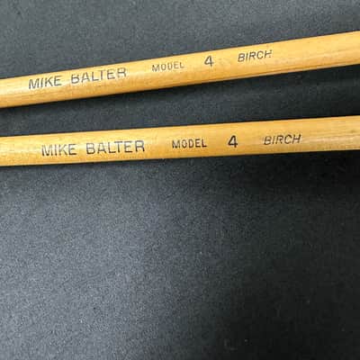 VINTAGE Mike Balter 4B Mallets, Medium Light Green Rubber, Birch-EXCELLENT #1 image 2