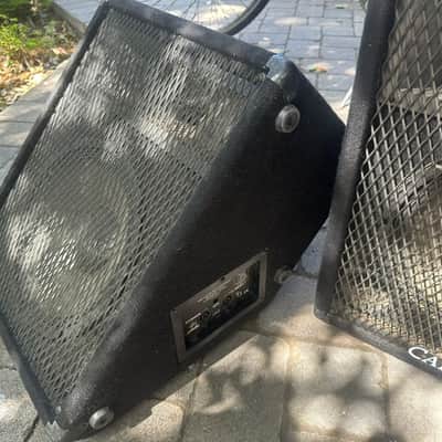 Carvin / Velodyne sound system CT-80, 230, 232 early 2000's - black, padded enclosures image 7