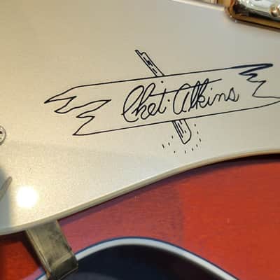 Gretsch G6120 Chet Atkins MIJ Made in Japan Hollow Body Electric with Hardshell case 2012 - Orange image 10