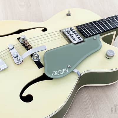 1958 Gretsch 6125 Single Anniversary Smoke Green w/ Trestle Bracing, PAF FilterTron, Tone Twister Vibrato & Case image 7