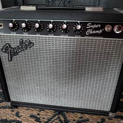 Fender Super Champ 18-Watt 1x10" Guitar Combo 1982 - Black image 10