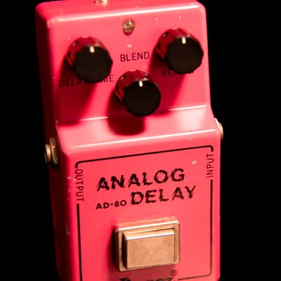 Ibanez AD-80 Analog Delay "R Logo" 1979-1980 - Pink image 2