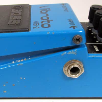 Used Boss VB-2 Vibrato (Black Label) 1982 - 1986 - Blue Made in Japan Excellent image 5