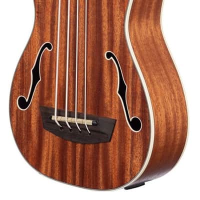 KALA U-Bass Journeyman, Fretted - Natural, with Bag image 2