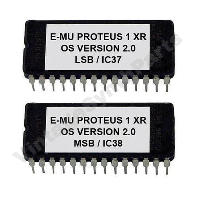 E-Mu Proteus 1 XR Version 2.0 firmware OS update upgrade EPROM Emu image 1