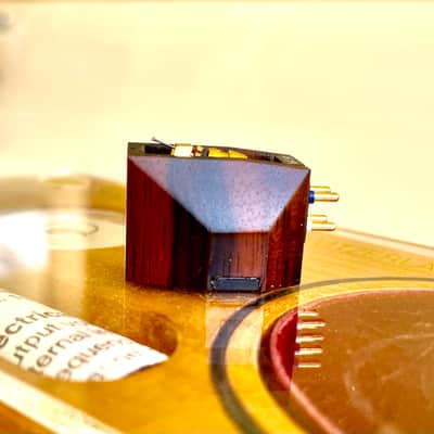 Benz Micro Ruby-Z MC Cartridge, Zebra wood, Line-contact diamond, Boron Cantilever, like new condition image 7