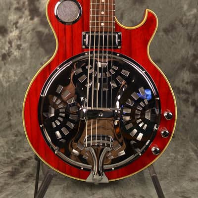 Jay Turser Resonator Electric JT-Res Cherry Lacquer image 1