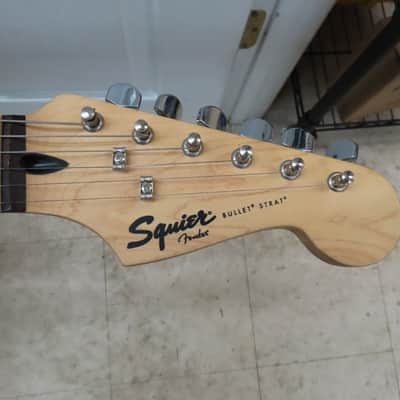 Weird Al Yankovic Hand Signed Fender Squire Strat Guitar (Signed on the Wood) image 6