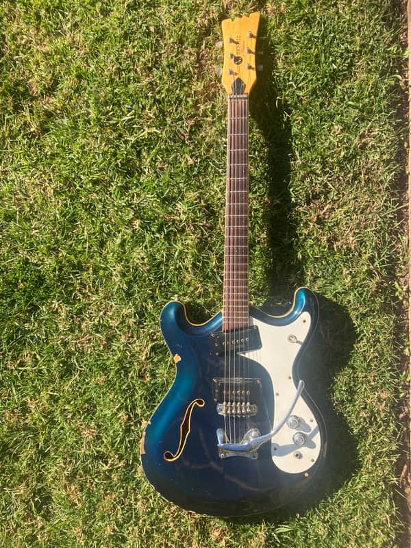 Mosrite Combo  Late 60s Metallic green image 1
