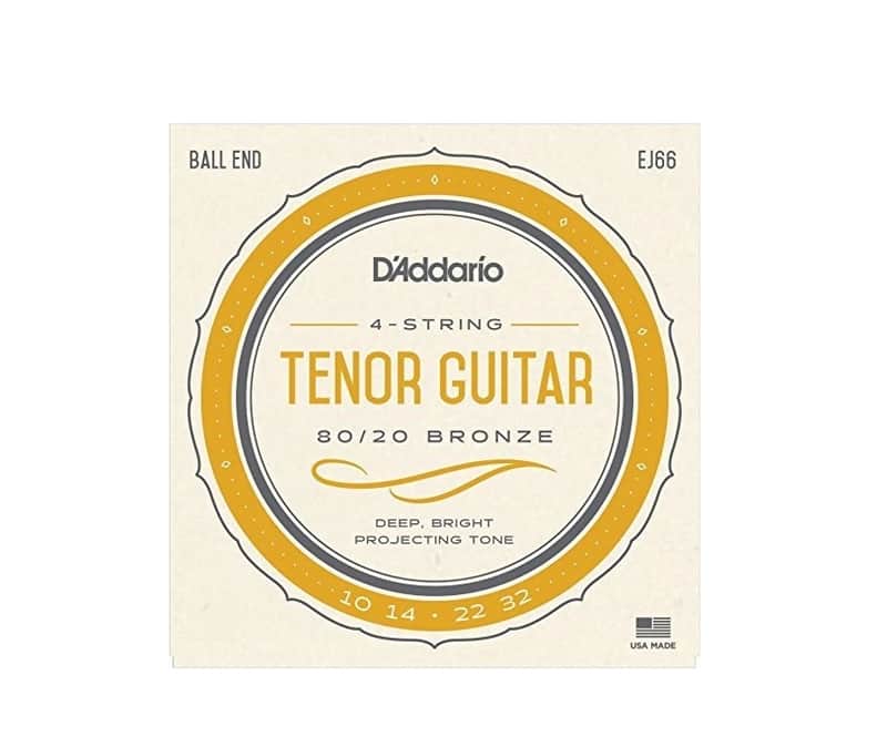 EJ66 D'Addario Tenor Guitar Strings 80/20 Bronze Wound Ball End image 1
